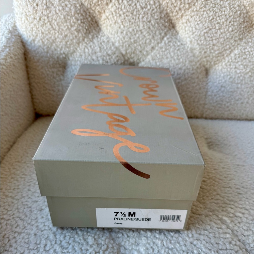 Crown Vintage Praline Brown Lace Up Loafers Size 7.5 NEW! - Picture 7 of 7